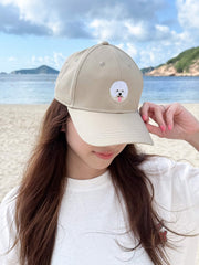 Bichon Frise Embroidered Structured Cap