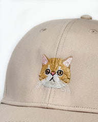 Exotic Shorthair Embroidered Structured Cap