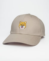Shiba Inu Embroidered Structured Cap (Red & Black Shiba)