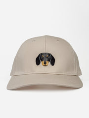 Dachshund Embroidered Structured Cap