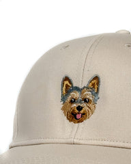 Yorkshire Terrier Embroidered Structured Cap