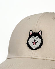 Alaskan Malamute Embroidered Structured Cap