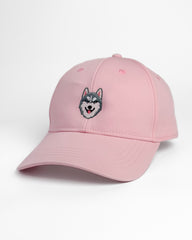 Siberian Husky Embroidered Structured Cap