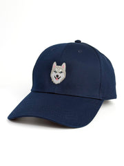 Siberian Husky Embroidered Structured Cap