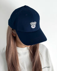 Schnauzer Embroidered Structured Cap