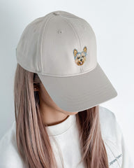 Yorkshire Terrier Embroidered Structured Cap