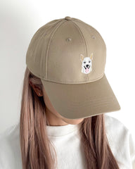 Mongrel Embroidered Structured Cap "Little White"