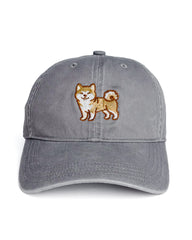 Akita Embroidered Washed Cap