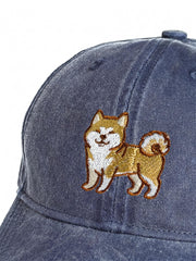 Akita Embroidered Washed Cap