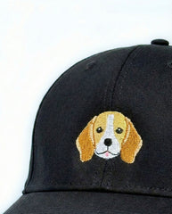 Beagle Embroidered Structured Cap