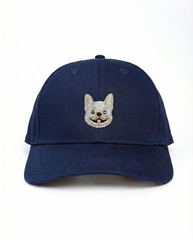 法國老虎狗刺繡棒球帽