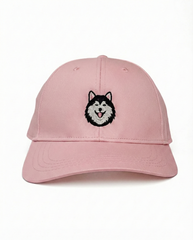 Alaskan Malamute Embroidered Structured Cap