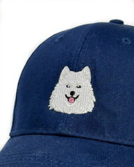 Samoyed Embroidered Structured Cap