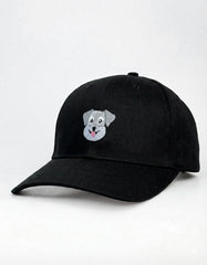 Schnauzer Embroidered Structured Cap