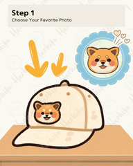 From Fur to Thread - Customized Pet Portrait Embroidered Cap