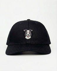 Border Collie Embroidered Structured Cap