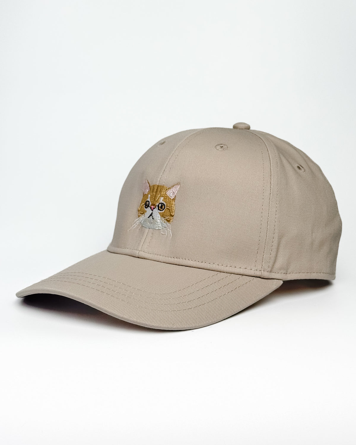 Exotic Shorthair Embroidered Structured Cap