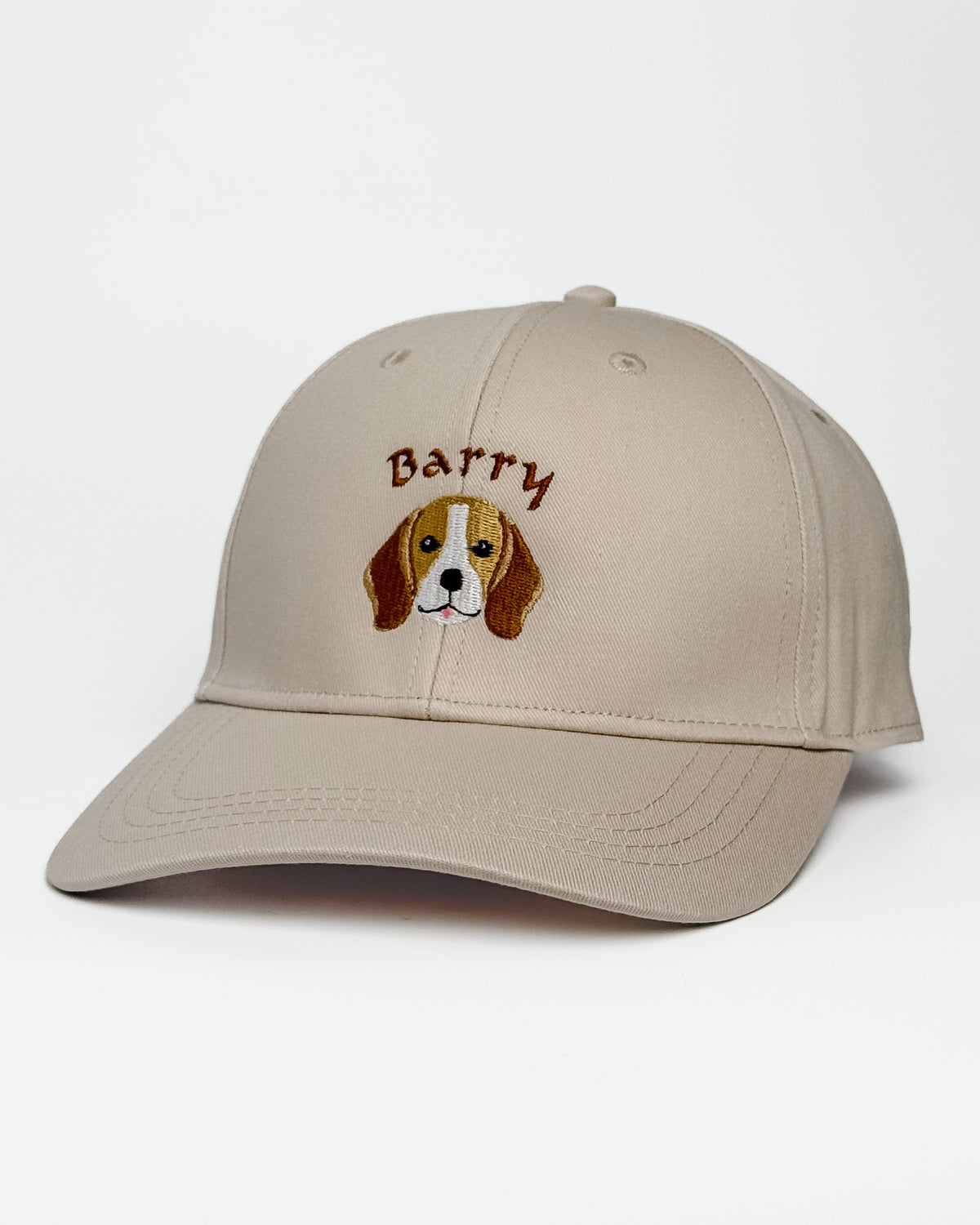 Beagle Embroidered Structured Cap