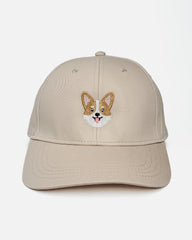 Corgi Embroidered Structured Cap