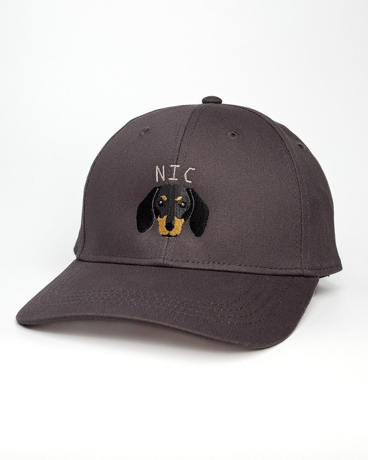 臘腸犬刺繡棒球帽