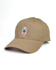 Mongrel Embroidered Structured Cap "Little White"
