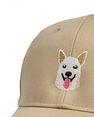 Mongrel Embroidered Structured Cap "Little White"