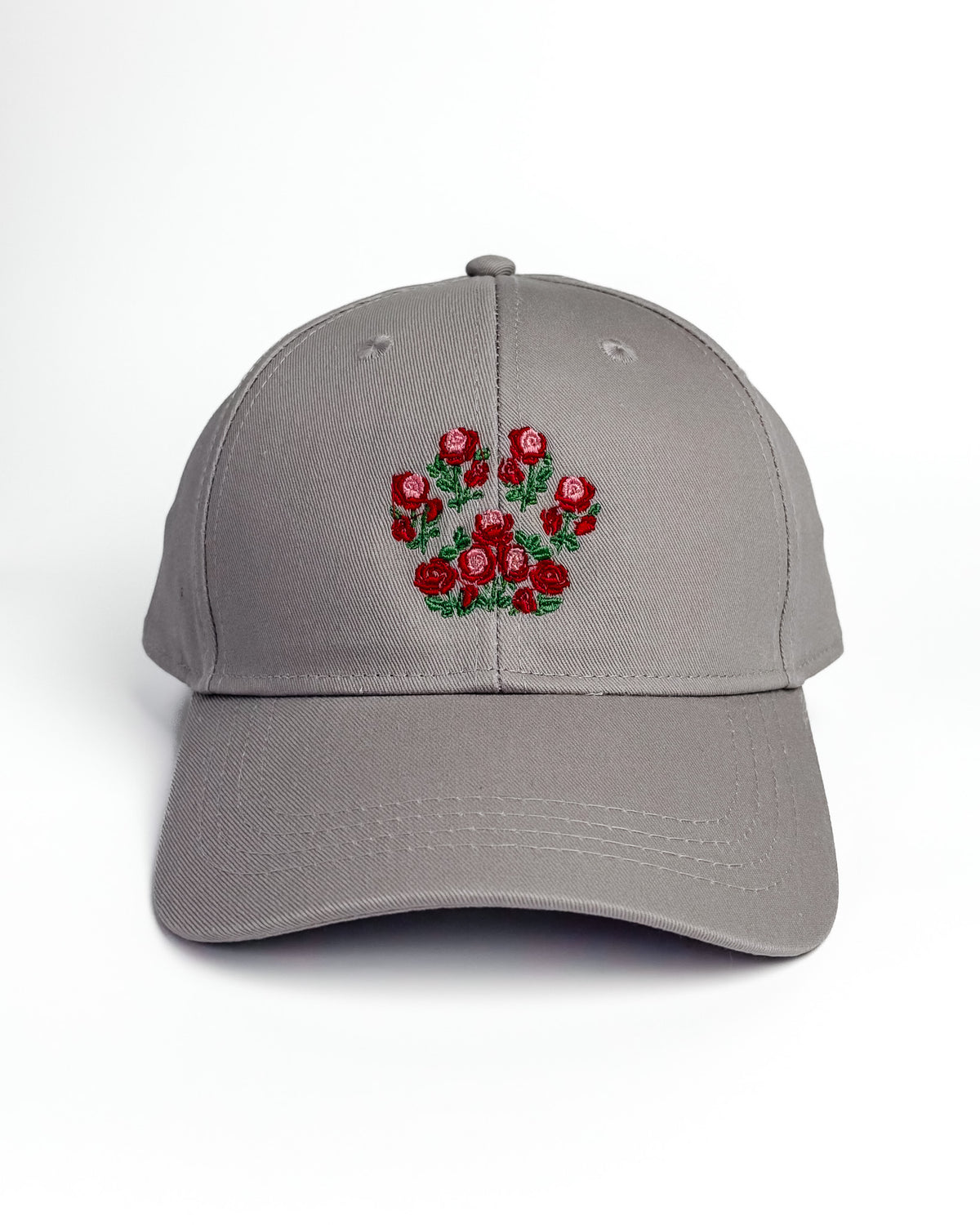 Paw Rose – Embroidered Structured Cap