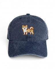 Akita Embroidered Washed Cap