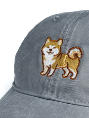 Akita Embroidered Washed Cap