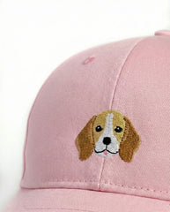 Beagle Embroidered Structured Cap