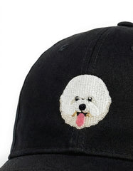 Bichon Frise Embroidered Structured Cap