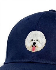 Bichon Frise Embroidered Structured Cap