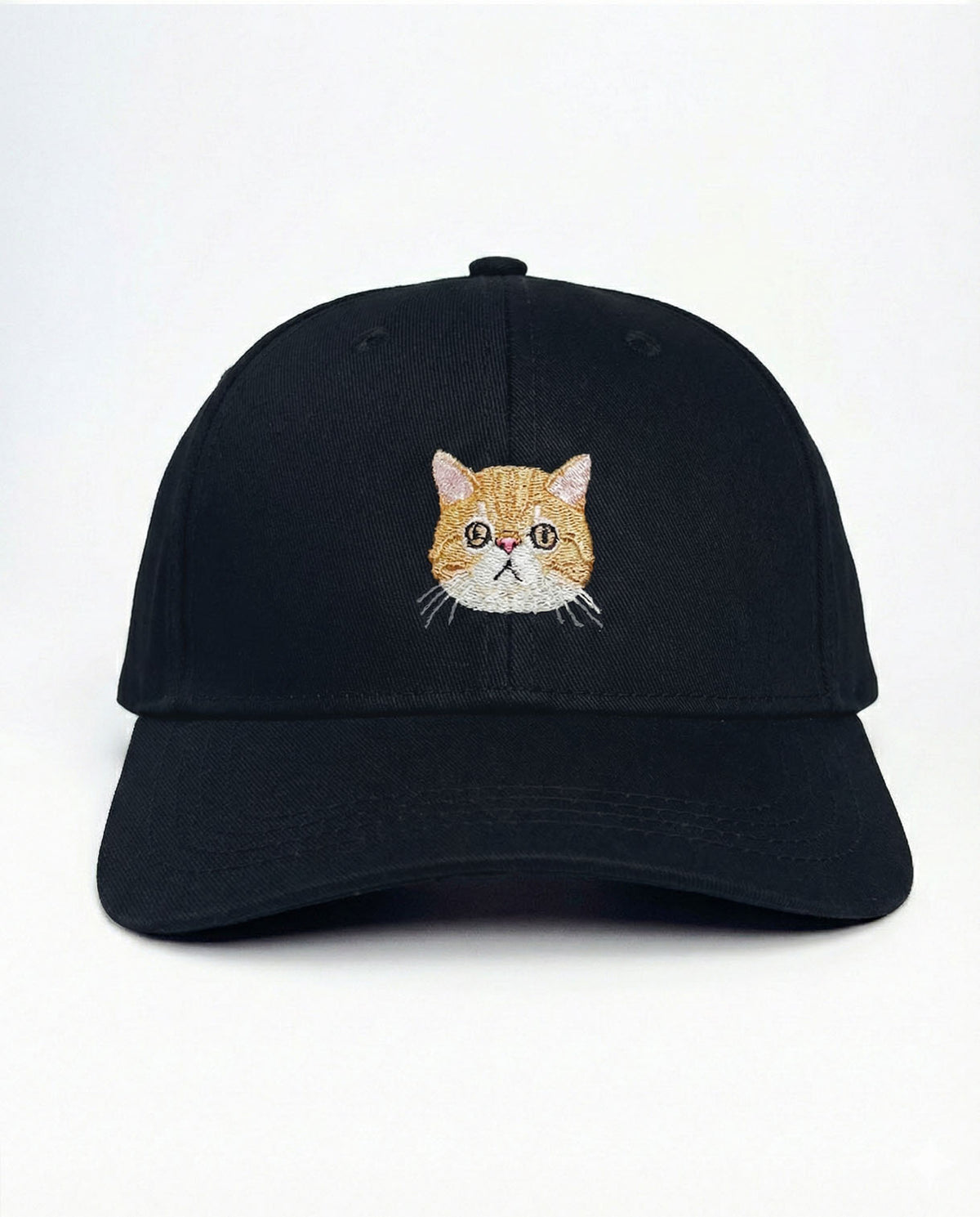Exotic Shorthair Embroidered Structured Cap