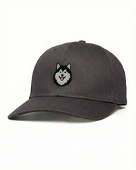Alaskan Malamute Embroidered Structured Cap